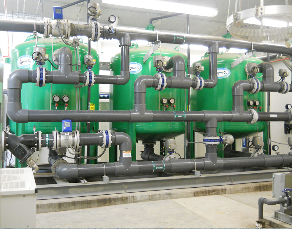interior of water plant